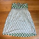 Juicy Couture  Pam Gela VCA Patricia Smocked Dress Green White Women's Large NWT Photo 5