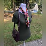 VTG Purse and Scarf Set Purse by Plum 60s Neck Head Scarf Purple Photo 7