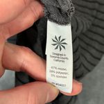 Athleta  Striped Turtleneck Long Sleeve Top Gray Black Size S Photo 5