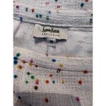 Neiman Marcus Exclusive white multi colors dota pencil skirt Photo 2