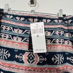 NEW Lauren Ralph Lauren Geometric Knit Pencil Skirt Plus Size XL Quiet Luxe Blue Photo 4