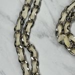 Rhinestone Heart Silver Chain Link Belt Y2K Festival One Size (OS) ✨ Photo 5