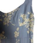 Reformation Reverie Light Blue Floral Sweetheart Sheath Maxi Dress Size 10 Photo 6