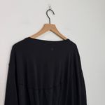 Lululemon Back in Action Long Sleeve Shirt Black Size 12 Photo 3