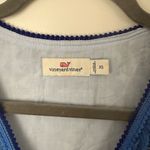 Vineyard Vines SCARF PRINT BLUE FRINGE COTTON DRESS BOHO Photo 3