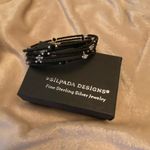 Silpada  Black wrap bracelet with sterling silver. Photo 0