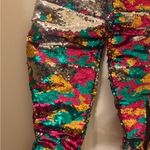 Akira Beautiful  Multicolor Sequin Knee high Stiletto Boots Photo 1
