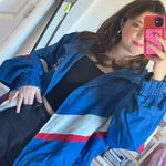 Vintage Ford Racing Jacket Track Gear Racing Apparel Blue Size XXL Photo 0