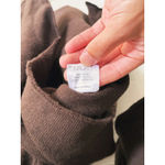 The Frankie Shop  Designer Wool Cashmere Midi Sweater Dress M/L Brown Cozy Lagenlook Photo 8