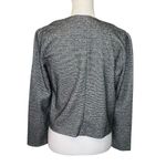 J.Crew 365 Gray Boucle Tweed Open Front Blazer Jacket Cropped Size S J7988 New Photo 4