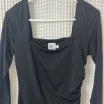 Princess Polly  CAPRANI LONG SLEEVE MINI DRESS BLACK Size 6 Photo 5