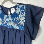 J.MARIE Brooklyn Embroidered Dress in XS Blue Photo 4
