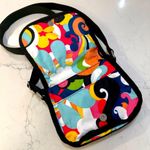 LeSportsac  Sophia Mini Crossbody Bag in a Fun Bright Graphic Floral Print EUC Photo 1