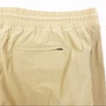 Athleta Brooklyn Textured Jogger Pants: Windowpane Silt Taupe Tan Photo 11