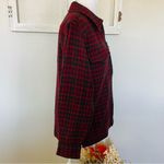 Woolrich Vintage  Women's Red & Black Plaid Wool Blend Full-Zip Jacket Photo 1