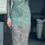 Missguided TRENDY CUTOUT MESH DRESS Photo 0