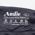 ANDIE NEW The Mykonos One Piece Swimsuit Flat Back 19AOMYKO Black Size Large Photo 6