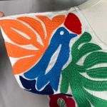 J.‎ Marie The Maya Top Womens Small Floral Bright Embroidered Birds Rayon Pink Photo 4