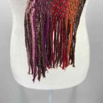 Cejon Scarf Womens‎ One Size Metallic Purple Red Orange Brown Acrylic 104" Photo 3