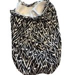 Liz Claiborne  Black and Cream Patterned One-Piece Swimsuit Photo 4