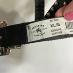 Idyllwind ‎ black studded leather double buckle belt women’s size XL western Photo 4