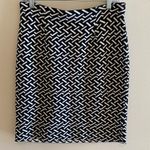 J McLaughlin Soft & Stretchy Modal Cotton Knit Pencil Skirt Black White S Photo 0