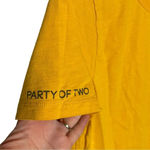 J.Crew Women’s size Small Horoscope T-Shirt in Marigold Yellow Gemini Photo 4