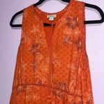 Sundance Maxi Dress Womens Small Red Floral Tiered Boho Casual Resort Vacation Photo 1