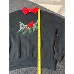 Jerzees VTG  Cardinal Bird Sweatshirt Women's XL Collared Embroidered Grandmacore Photo 6