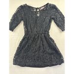 love on a hanger Women’s  Sheer Lace Black Maxi Dress Sz M Photo 0