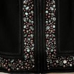 Peter Nygard Peter Nygård Embellished Black Wool-Blend Beaded Open Front‎ Jacket - Size 10 Photo 1