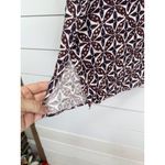 Treasure & Bond Womens Blouse Size S Multi Geometric V-Neck Shirred Oversized Photo 5