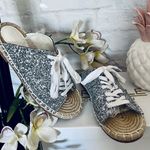 Boutique Sparkly Espadrille Slip Ons Photo 3