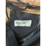 “New In”Black Mini Women’s Dress with Crisscross Back Size S Lined Black Photo 1
