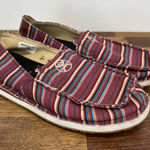 Twisted X Twisted‎ X Womens Hooey Serape Slip On 7 Canvas Stripe Multicolor Beach Western Photo 0