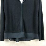 Sanctuary Black Long Sleeve Layered Look Knit Top NWD LARGE Photo 1