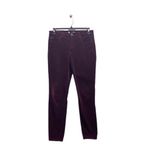 Kut From The Kloth High Rise Diana Fab Ab Skinny Corduroy Pants Burgundy Size 10 Photo 1