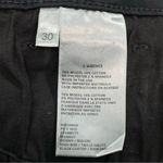 L'Agence  Margot Black‎ Denim High Rise Coated Skinny Jeans Size 30 Photo 5