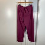 Free People Free people purple rose barrel leg pleated trouser pant size medium trendy Photo 3