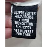 Kaktus White Sleeveless Dress Gold Braided Neckline Casual Summer L Size L Photo 3