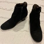 Aquatalia  France Ankle Bootie Black Suede Leather Buckle Made in Italy Size 9 Photo 0