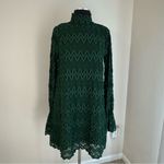 Free People  Simone Mock Neck Lace Mini Dress Size Small Photo 2
