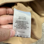 LIT Activewear Rebounce Corset Jacket Hoodie Full Zip in Brown Tan Size S Photo 11