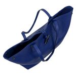 Longchamp  Le Roseau Essential Tote Bag Shoulder Bag Pebble Leather Blue Photo 11