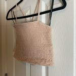 Forever 21 crop top Stylish Tan Women's size large Photo 2