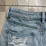 American Eagle  Outfitters Ripped Denim Mom Jean Shorts, Size 4 Photo 5