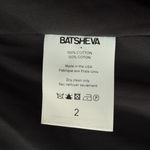 Batsheva Jacket Womens 2 Leopard Animal Print Bell Sleeves Velvet Artsy Cropped Brown Photo 9