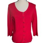 White House | Black Market White House Black  Marked Red Sweater Cardigan. Size M Photo 0