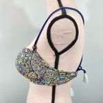 Victoria's Secret  Multicolor Paisley Getaway Halter Bikini Top Size 32DD Photo 1