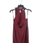 After Six  Bow Neck Open Back Trumpet Gown Cabernet 14 New Photo 6